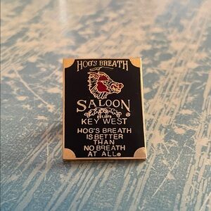 Vintage Hogs Breath Saloon Key West Pin